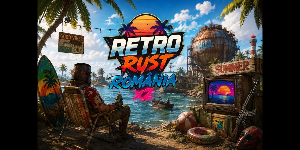 [RO] Retro Rust Romania | Server x2 Vanilla | Blueprint Share |